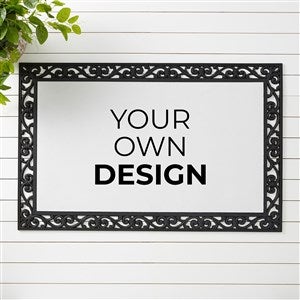 Design Your Own Personalized Doormat - White - 18113-W