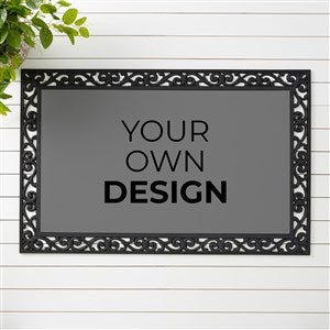 Design Your Own Personalized Doormat - Grey - 18113-G