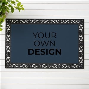 Design Your Own Personalized Doormat - Navy Blue - 18113-NB