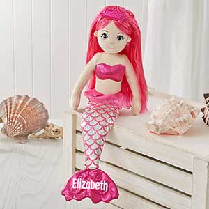Sea Sparkles™ Personalized 18" Mermaid Doll - 18128