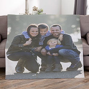 Picture Perfect Personalized 50x60 Sweatshirt Photo Blanket - 18280-SW