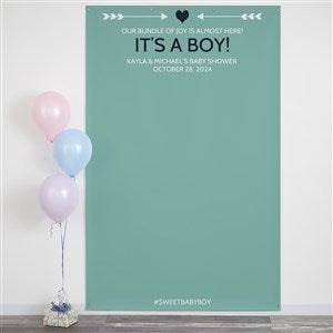 Baby Shower Personalized Photo Backdrop - 18451