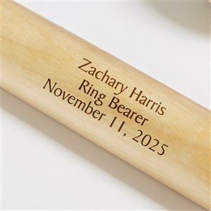 Ring Bearer Personalized 18quot; Mini Baseball Bat - 18494