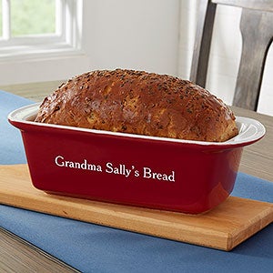 Loaf Pan / Small Casserole Baking Dish Customized With Handwritten