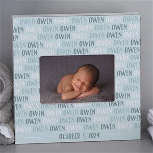 Modern Baby Boy Personalized 4x6 Box Frame- Horizontal - 18506-BH