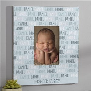 Modern Baby Boy Personalized 5x7 Wall Frame- Vertical - 18506-WV