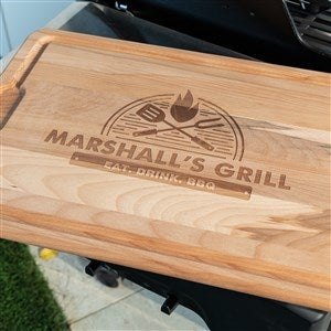 Custom Large Cutting Board. Excellent for BBQ. 20x32 