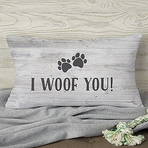 Our Pet Home Personalized Lumbar Throw Pillow - 18650-LB