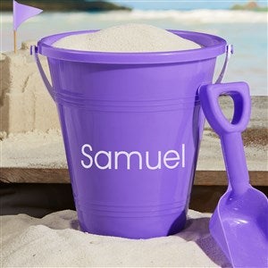 Personalized Purple Sand Pail  Shovel - 18687-P