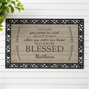 May You Be Blessed 20x35 Personalized Doormat - 18746-M