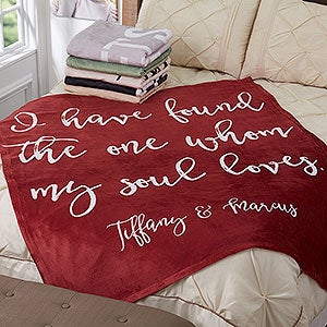 Custom Fleece Blanket 50x60 - Romantic Expressions - 18751