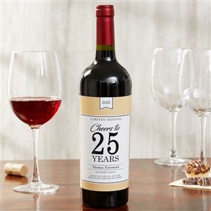 Retirement Blend Personalized Wine Bottle Label - 18900-T