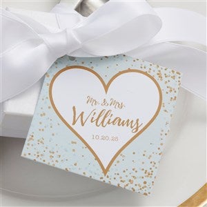 Sparkling Love Personalized Wedding Gift Tags - 18922