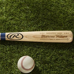 Father of the Year Personalized 28quot; Rawlings Baseball Bat - 18951