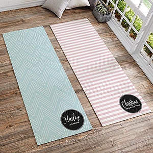 Patterned Name Meaning Personalized Yoga Mat - 18984