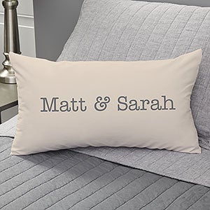 Write Your Own Romantic Personalized Lumbar Pillow - 19123-LB