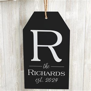 Family Name Personalized Wall Tag - 19182
