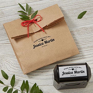 Made With Love Self-Inking Personalized Stamp - 19236