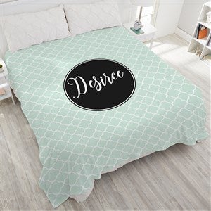 Patterned Name Meaning Personalized 90x108 Plush King Fleece Blanket - 19258-K