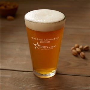 Personalized Logo 16oz. Beer Pint Glass - 19367