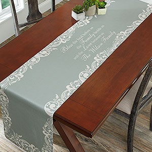 Family Blessings Personalized Table Runner - 16 x 96 - 19424