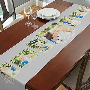 Family 7 Photo Collage 16x96 Table Runner - 19425-7