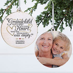 Grandparents Are Special Personalized Ornament- 3.75 Wood - 2 Sided - 19444-2W