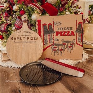 Wooden Personalised Pizza Oven Perfect for Christmas Gift for Kids