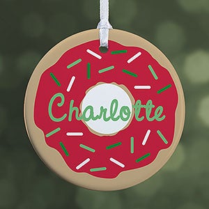 Donut Fun 1-Sided Personalized Ornament - 19483-1