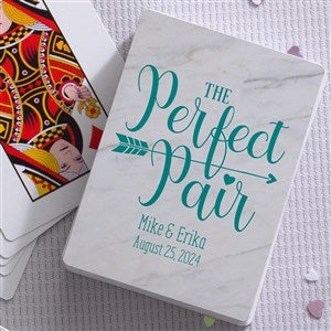 Wedding Pun Personalized Playing Cards Wedding Favors - 19565