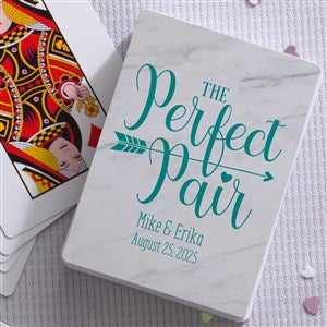 Wedding Pun Personalized Playing Cards Wedding Favors - 19565