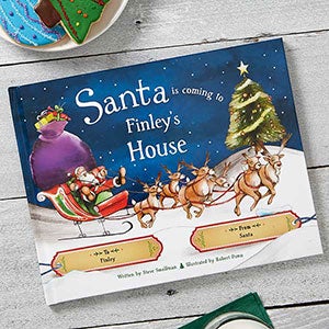 Personalized Children's Book, Santa's Story, Christmas Gift, Personali