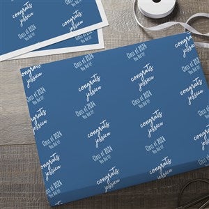 Step  Repeat Personalized Graduation Wrapping Paper Sheets - 19730-S