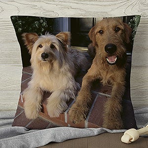 Personalized Photo Pet Pillows - Pet Memories | Large - 19893-L