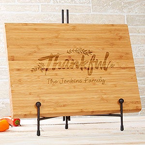 Cozy Home 14x18 Personalized Bamboo Cutting Board - 20130-L