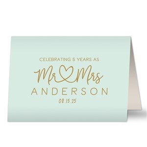 Infinite Love Personalized Greeting Card - 20456