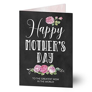 Happy Mothers Day Personalized Greeting Card - 20459