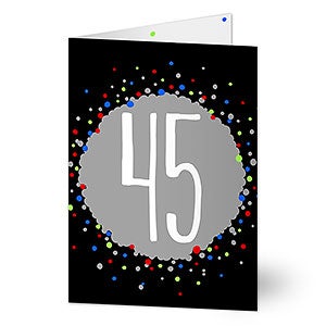 Personalized Age Birthday Greeting Card For Him - 21052
