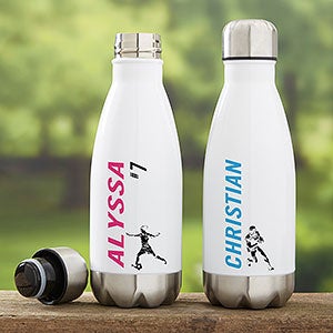 Sports Enthusiast Personalized 12 oz. Insulated Water Bottle - 21086-S