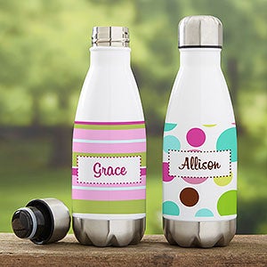 Personalized Water Bottle   Girl On The Go