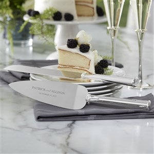 Lenox® Devotion Engraved Cake Knife  Server Set - 21112