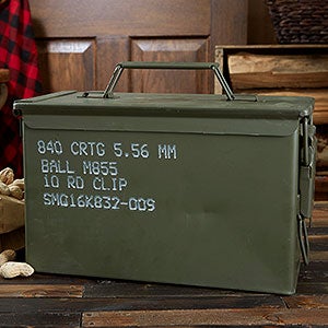  Daylor Personalized Engraved Ammo Can Storage Box