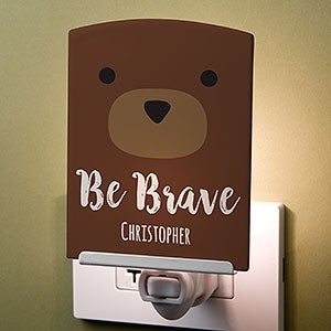 Woodland Adventure Bear Personalized Night Light - 21199-B