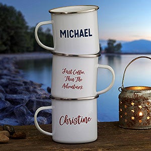Write Your Own Personalized Camping Mug- Large