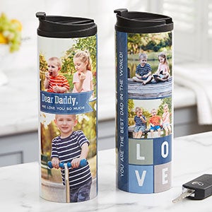 Mom & Dad Tumblers, Personalized Mama and Dada Travel Tumblers