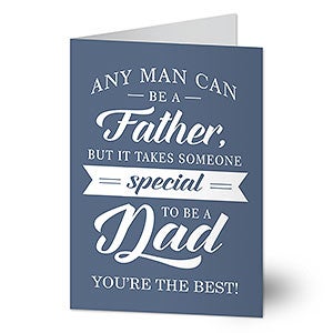 Special Dad Personalized Greeting Card - 21414