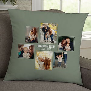 For Her 6  Photo Collage Personalized 18 Throw Pillow - 21457-L