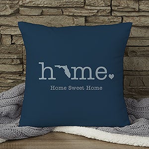 Home State Personalized 14 Throw Pillow - 21527-S