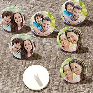 3 Photo Personalized Golf Ball Markers - 21601