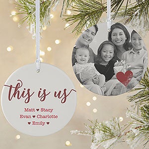 This Is Us Personalized Ornament- 3.75 Matte - 2 Sided - 21707-2L